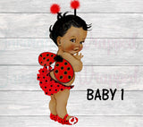 Ladybug Chip Bag-Ladybug Baby Shower Chip Bag-Lady Bug Baby Shower-It's a Boy-It's a Girl Chip Bag-Ladybug Birthday-Ladybug 1st Birthday