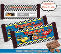 Race Car Hershey Bar Wrapper-Hot Wheels Hershey Bar-Race Car Birthday Party-Cars Hershey Bar-Hot Wheels Birthday-Race Car Chip Bag-Candy Bar