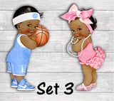 Free Throws or Pink Bows Rice Krispies Treats-Free Throws or Pink Bows Gender Reveal Party-Free Throws or Pink Bows Chip Bag