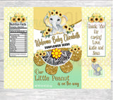 Sunflower Elephant Sunflower Seeds Wrapper-Elephant Sunflower Seeds Label-Sunflower Seed Label-Sunflower Chip Bag-Elephant Chip Bag