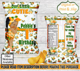 Cuties Birthday Chip Bag-Little Cuties Chip Bag-Cuties Chip Bag-Orange Chip Bag-Orange Party Favors-Cuties Favor Bag-Cuties Gender Reveal