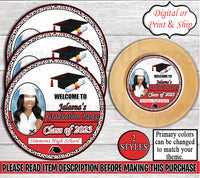 Graduation Charger Insert-Graduation-Graduation Party-Graduation Decor-High School Graduate-College Graduate-Graduation Chip Bag