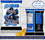 Graduation Chip Bag-Graduation Favor Bag-Graduation Party-Graduation Decor-High School Graduate-Treat Bag-College Graduate-Instant Download