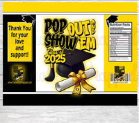 Graduation Chip Bag-Graduation Favor Bag-Graduation Party-Graduation Decor-High School Graduate-Graduation Treat Bag-College Graduate