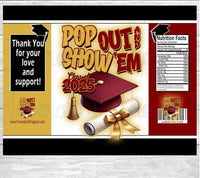Graduation Chip Bag-Graduation Favor Bag-Graduation Party-Graduation Decor-High School Graduate-Graduation Treat Bag-College Graduate