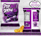Graduation Chip Bag-Graduation Favor Bag-Graduation Party-Graduation Decor-High School Graduate-Graduation Treat Bag-College Graduate