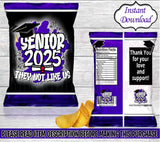 Graduation Chip Bag-Graduation Favor Bag-Graduation Party-Graduation Decor-High School Graduate-Graduation Treat Bag-College Graduate