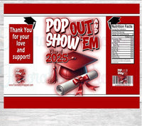 Graduation Chip Bag-Graduation Favor Bag-Graduation Party-Graduation Decor-High School Graduate-Treat Bag-College Graduate-Instant Download