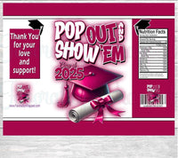 Graduation Chip Bag-Graduation Favor Bag-Graduation Party-Graduation Decor-High School Graduate-Graduation Treat Bag-College Graduate