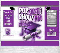 Graduation Chip Bag-Graduation Favor Bag-Graduation Party-Graduation Decor-High School Graduate-Graduation Treat Bag-College Graduate