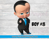 Boss Baby Birthday Treat Bag Toppers-Boss Baby-Boss Baby Birthday-Boss Birthday Party-Treat Bags