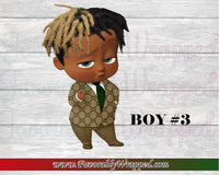 Gucci Inspired Boy Boss Baby Birthday Applesauce Labels-Boss Baby Applesauce Labels-Boss Baby Birthday-Gucci Boss Baby