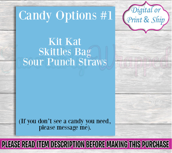 CANDY OPTION #1