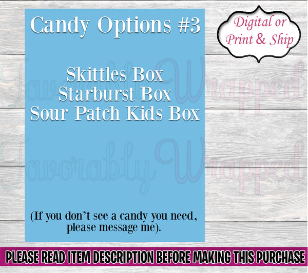 CANDY OPTION #3