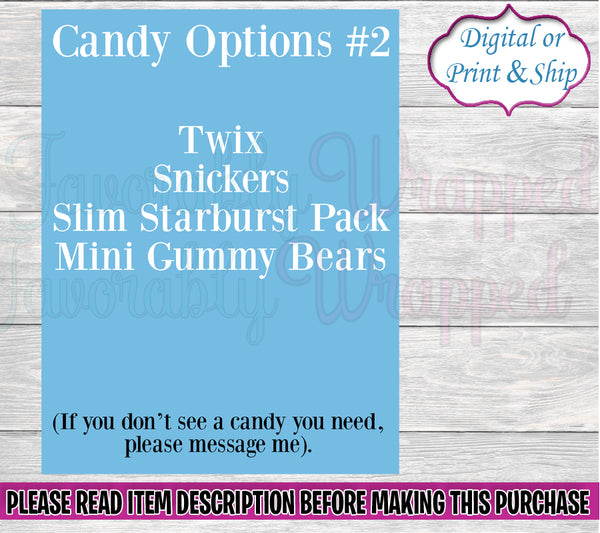 CANDY OPTION #2