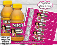 Boss Birthday Mini Apple Juice Labels-Boss Baby-Boss Baby Birthday-Boss Birthday Party-Boss Party-Boss Baby Gift Bag Labels-Boss Baby Clipart
