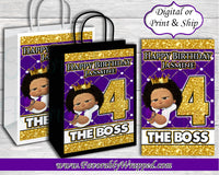 Crown Boss Birthday Gift Bag-Boss Baby-Boss Baby Birthday-Boss Birthday Party-Boss Party-Boss Baby Gift Bag Labels-Boss Baby Clipart