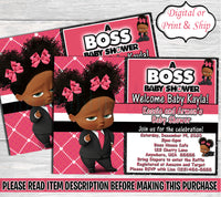 Boss Baby Girl Baby Shower Invitation-Boss Baby-Boss Baby Invitation-Boss Baby Shower