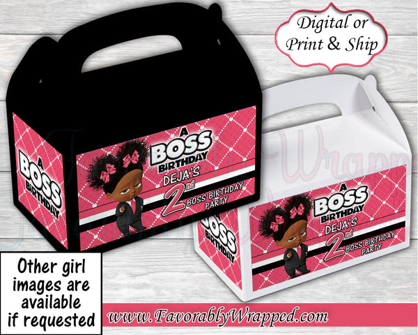 Boss Baby Gable Box Labels-Boss Baby-Boss Baby Birthday-Boss Birthday Party-Boss Party-Gucci Boss Baby