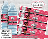 Boss Baby Birthday Water Bottle Labels-Boss Baby Water Label-Boss Baby Birthday-Boss Baby Party-Boss Baby Party Favors
