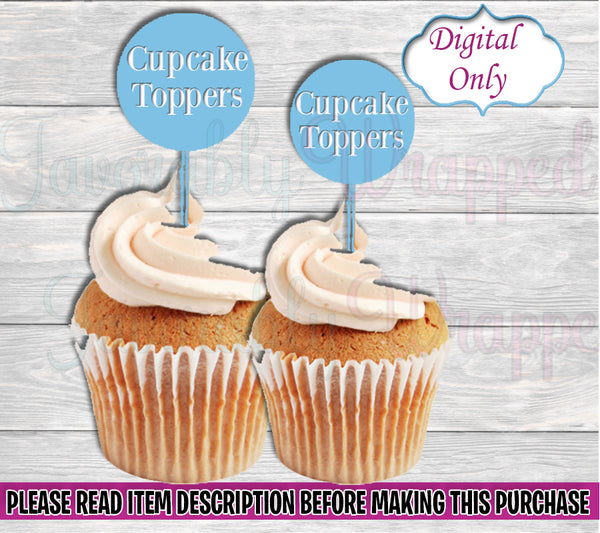 Cupcake Toppers Only