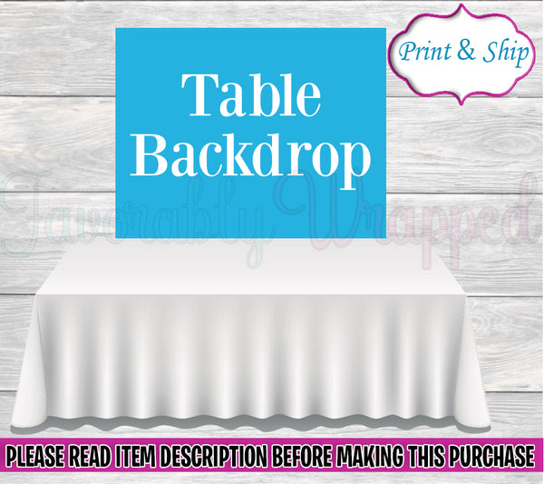 TABLE BACKDROP