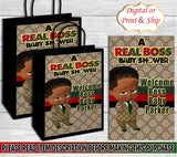 Gucci Inspired Boss Baby Shower Gift Bag-Boss Baby-Boss Baby Shower-Boss Baby Shower-Boss Baby Gift Bag Labels-Gucci Boss Baby Gift Bag