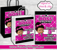 Boss Birthday Gift Bag-Boss Baby-Boss Baby Birthday-Boss Birthday Party-Boss Party-Boss Baby Gift Bag Labels-Boss Baby Clipart