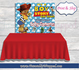 Its a Boy Story Table Backdrop-Toy Story Baby Shower Backdrop-Backdrop-Toy Story Baby Shower-Its a Boy Story Chip Bag-Baby Shower-Its a Girl