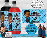 Boss Baby Boy Soda Bottle Labels-Boss Baby Birthday-Boss Baby Party