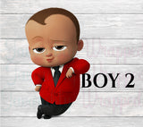 Boss Baby Boy Bubble Bottle Labels-Boss Baby Birthday-Boss Baby Party-Bubble Bottle Labels-Boss Baby Baby Shower-Boss Baby Party Favors