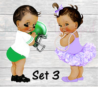 Touchdowns or Tutus Chip Bag-Touchdowns or Tutus Gender Reveal Party-Touchdowns or Tutus Decorations-Touchdowns or Purple Tutus