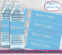 WATER LABEL