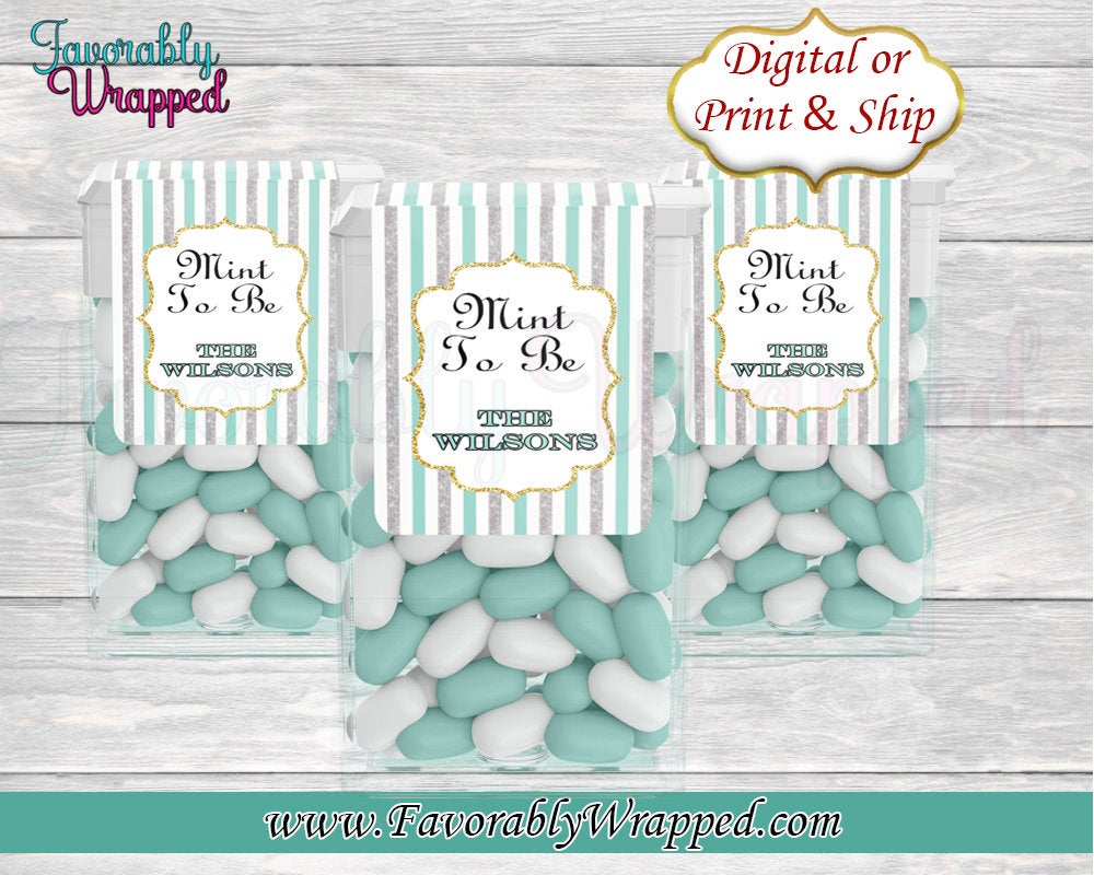 Tic Tac Wedding Favors-Mint To Be Favors-Mint To Be Labels-Wedding Fav – Favorably Wrapped for Adult Tic Tac Labels Free Printable