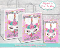 Unicorn Gift Bag Label-Unicorn Birthday Party-1st Birthday-Unicorn Gift Bag-Gift Bag Label-Favor Bag-Unicorn Baby Shower