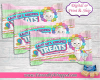 Llama Rice Krispie Treat Wrapper-Llama Birthday-Llama Party-Llama-Rainbow Birthday-Unicorn Party-Llama Favor Bag-Unicorn Birthday