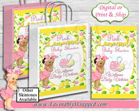 Pink Lemonade Baby Shower Gift Bag Label-Lemonade Gift Bag-Pink Lemonade Baby Shower-Lemonade Birthday-Pink Lemonade Birthday-Lemonade Party