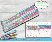 What's the Scoop Gender Reveal Mentos Wrappers-Gender Reveal Party-Ice Cream Party-Ice Cream Mentos Wrappers-What's the scoop Baby Shower