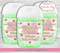 Baby Its Cold Outside Hand Sanitizer Label-Baby Its Cold Outside Baby Shower-Snowflake Hand Sanitizer Label-Baby Its Cold Outside