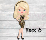 Boss Birthday Chip Bag-Adult Boss-Adult Boss Birthday-40th Boss Birthday Party-40th Birthday-Boss Baby Chip Bag-Cheetah Boss Baby