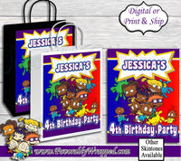 Rugrats Gift Bag Label-Rugrats Baby Shower Gift Bag Label-Gift Bag Label-Rugrats Birthday Party-Rugrats Birthday-Rugrats Favor Bag-Rugrats