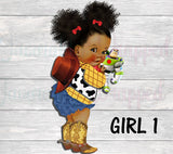 Its a Girl Story Gift Bag-Toy Story Baby Shower Gift Bag Labels -Gift Bag Labels-Toy Story Baby Shower-Baby Shower-It's a Boy-Its a Girl