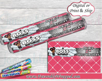Boss Baby Mentos Wrappers-Boss Baby Birthday-Boss Baby Party-Mentos Wrapper-Boss Baby Girl