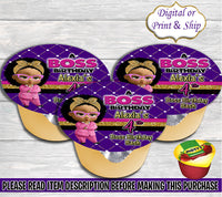 Boss Baby Girl Birthday Applesauce Labels-Boss Baby Applesauce Labels-Boss Baby Birthday-Boss Baby Party-Applesauce Label