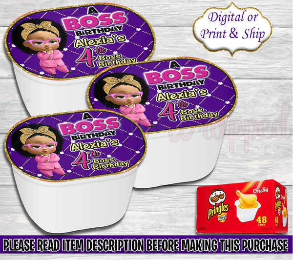Boss Birthday Pringles Labels-Boss Baby Birthday-Boss Baby Party-Boss Birthday Pringles Stack Labels-Boss Baby Chip Bag-Pringles Labels