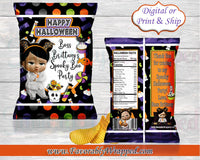 Halloween Chip Bag-Halloween Birthday-Halloween Party-Trick or Treat Chip Bag-Halloween Treat Bag-Halloween Favor Bag