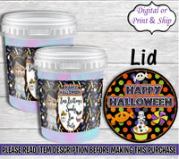 Halloween Boss Cotton Candy-Halloween Birthday-Halloween Party-Trick or Treat Chip Bag-Halloween Treat Bag-Halloween Cotton Candy Label