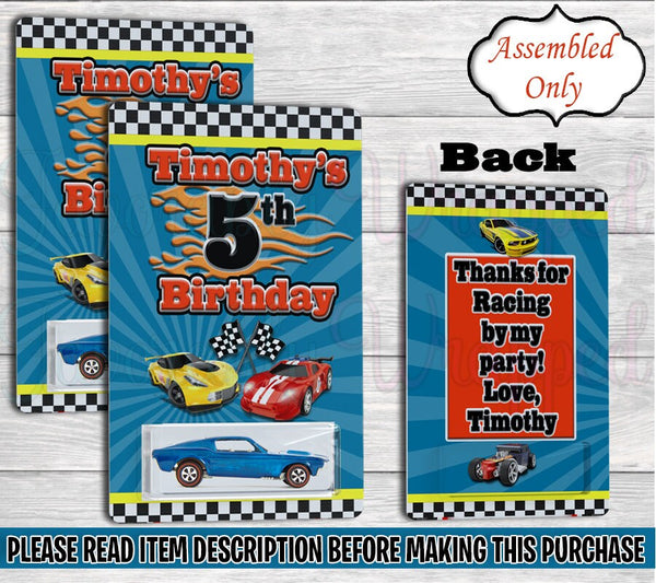 Race Car Car Toys-Race Car Chip Bag-Hot Wheels Chip Bag-Race Car Birthday Party-Cars Chip Bag-Hot Wheels Birthday-Race Car Toy Car