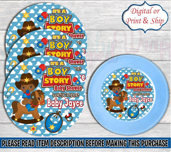 Its a Boy Story Charger Inserts-Toy Story Baby Shower Charger Insert-Toy Story Baby Shower-Paper Plate Insert-It's a Boy-It's a Girl-Menu