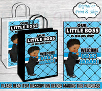 Boss Baby Shower Gift Bag-Boss Baby Birthday-Boss Baby Party-Boss Baby Party Favors-Boss Baby Treat Bag-Boss Baby Favor Bag-Boss Baby Boy